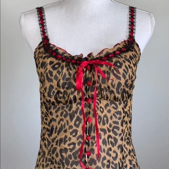 Victoria’s Secret 100% Silk Babydoll Slip Cami